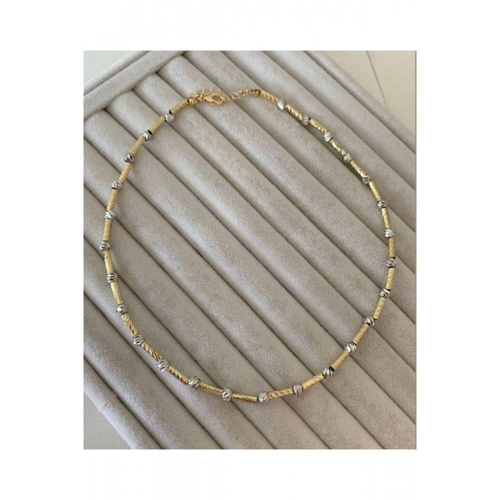 Kadın Leyla Kolye - 1 Adet Serenay Silindir Dorika Kolye