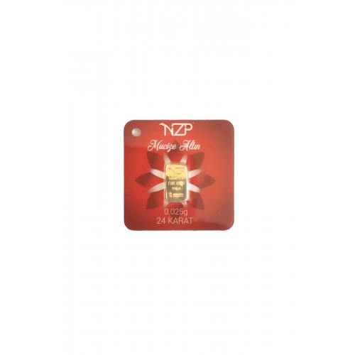 0,025 Gram 24 Ayar