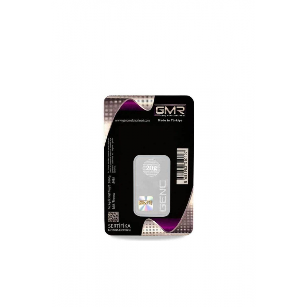 20 Gram Külçe Gümüş