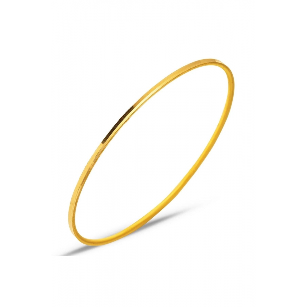 10 Gr 22 Ayar Altın Oluklu Ajda Bilezik, 58-60-62-64-66-68 Beden, Işçiliksiz Yatırımlık