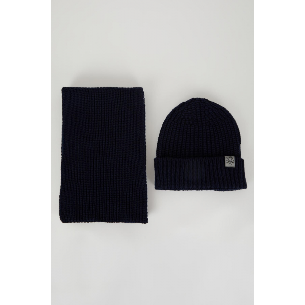 Erkek Çocuk Atkı Bere 2'li Takım A9438a823wn