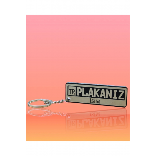 Kişiye Özel Plaka Pleksi Anahtarlık