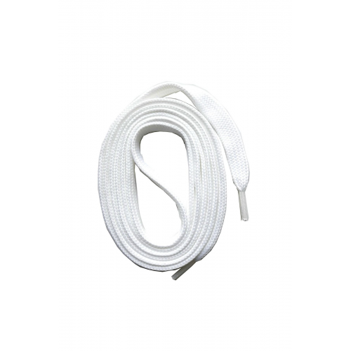 Beyaz Ayakkabı Bağcığı Düz 120 Cm(2ADET)