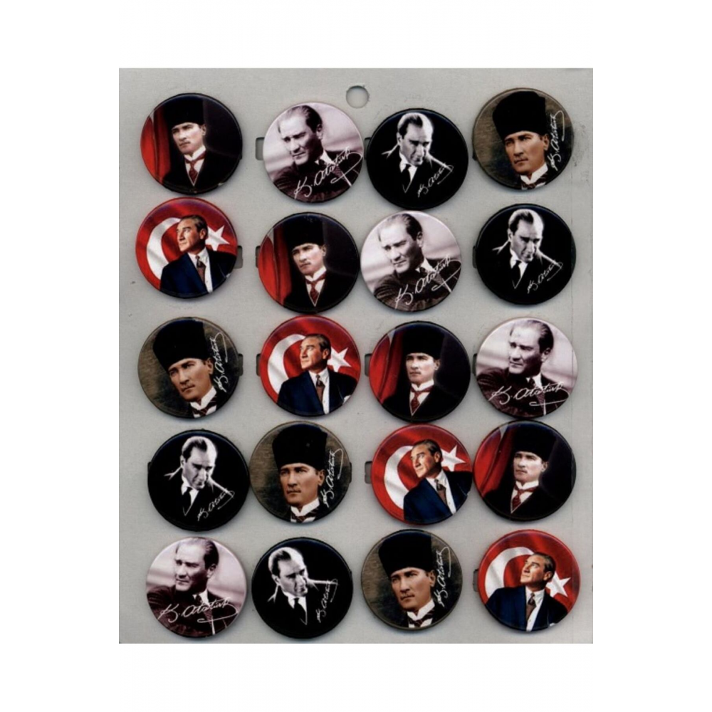 20 Adet Atatürk Rozeti