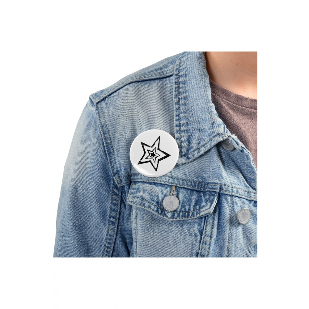 Little Trip Star Buton Rozet