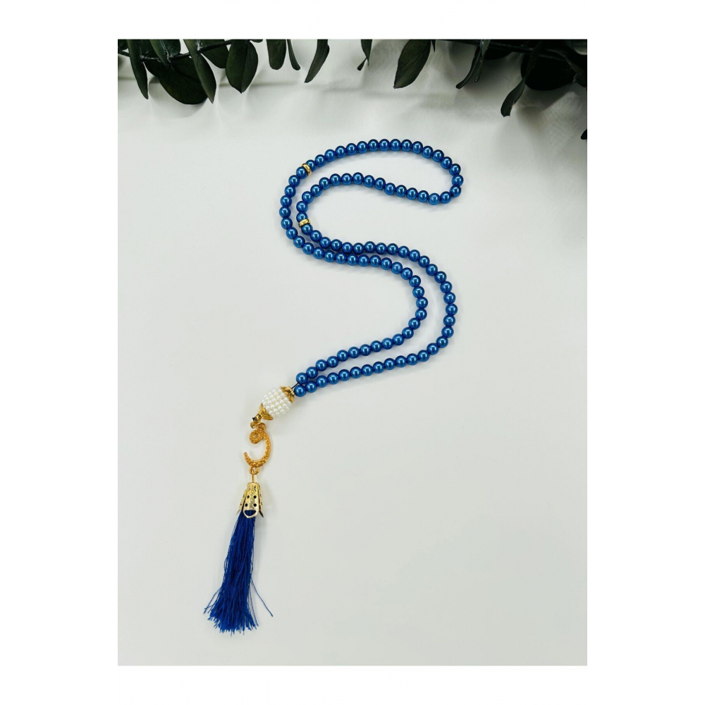 10 Adet Karışık Renk Hediyelik Püsküllü Plastik Inci 99'lu Namaz Tesbihi ( Mevlit-sünnet-hac-umre)