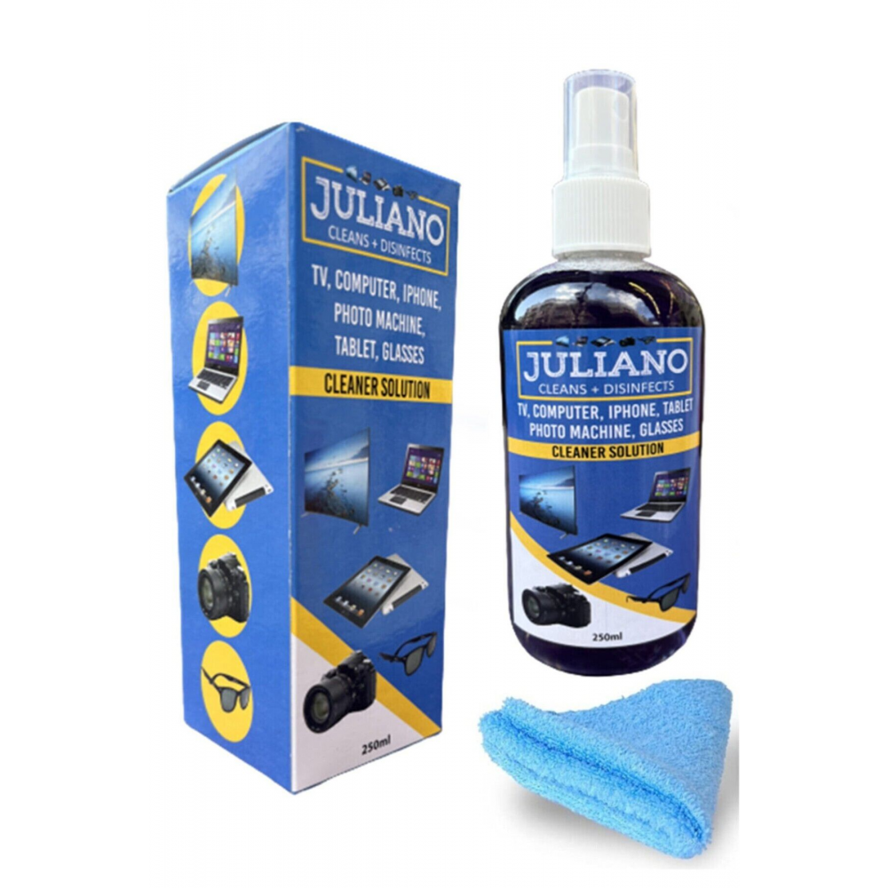 Tv Ekran Temizleme Spreyi + Mikrofiber Temizleyici Bez Hediye (150 Ml)