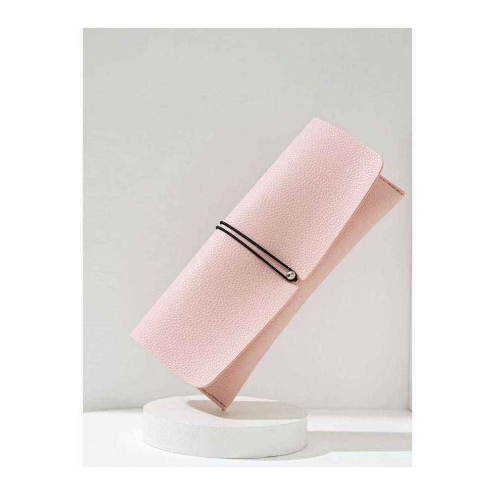 PUDRA LASTİKLİ GÖZLÜK KILIFI