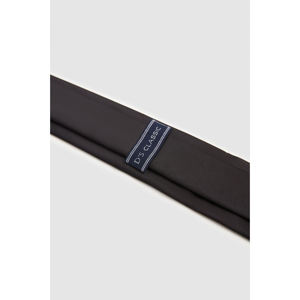 Siyah Düz 5,5 Cm Kravat