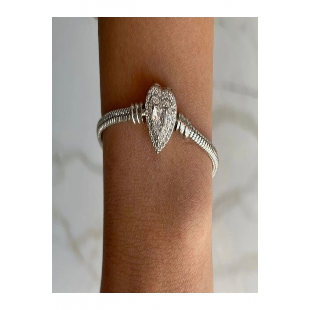 Zirkon Taşlı Kalp Modeli Pando.ra Moments Bileklik