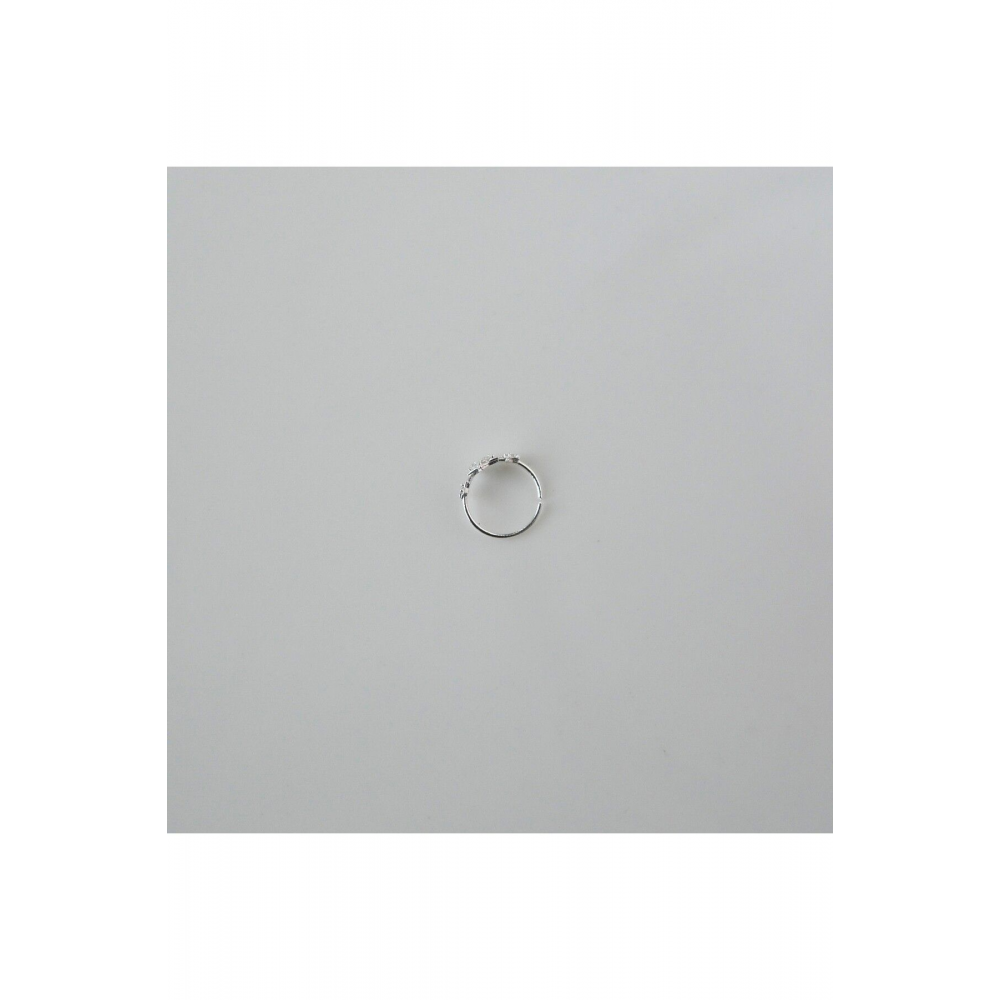 925 Ayar Gümüş Minik Yıldızlı Halka Hızma