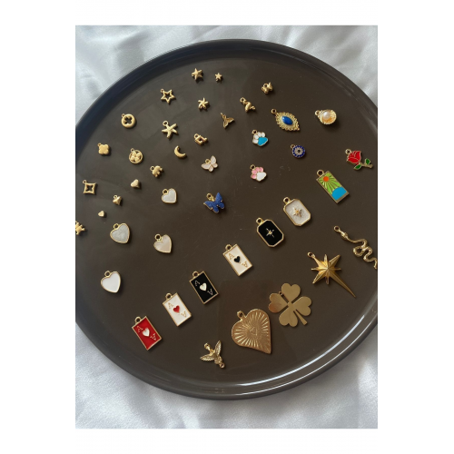 1 Adet Kolye Ucu Ve Zincir Seçerek Kolyenizi Kendiniz Tasarlayın