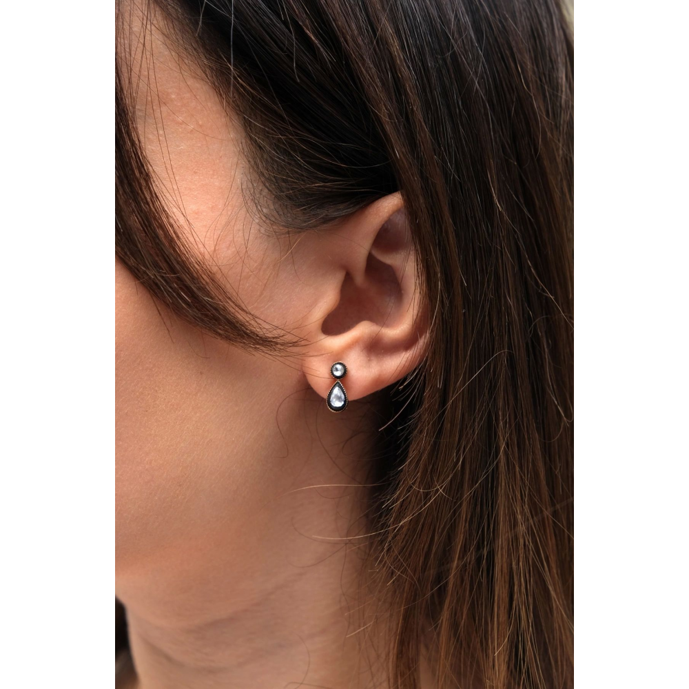 Asil Damla Model Elmas Küpe ELM1617