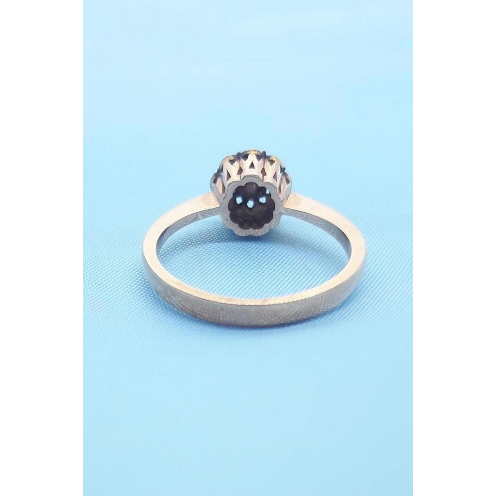 Klasik Elmas Gül Yüzük