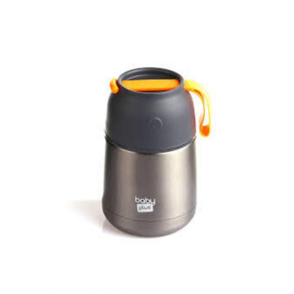 Vakumlu Çift Taraflı Bebek Mama Saklama Termosu 450ml