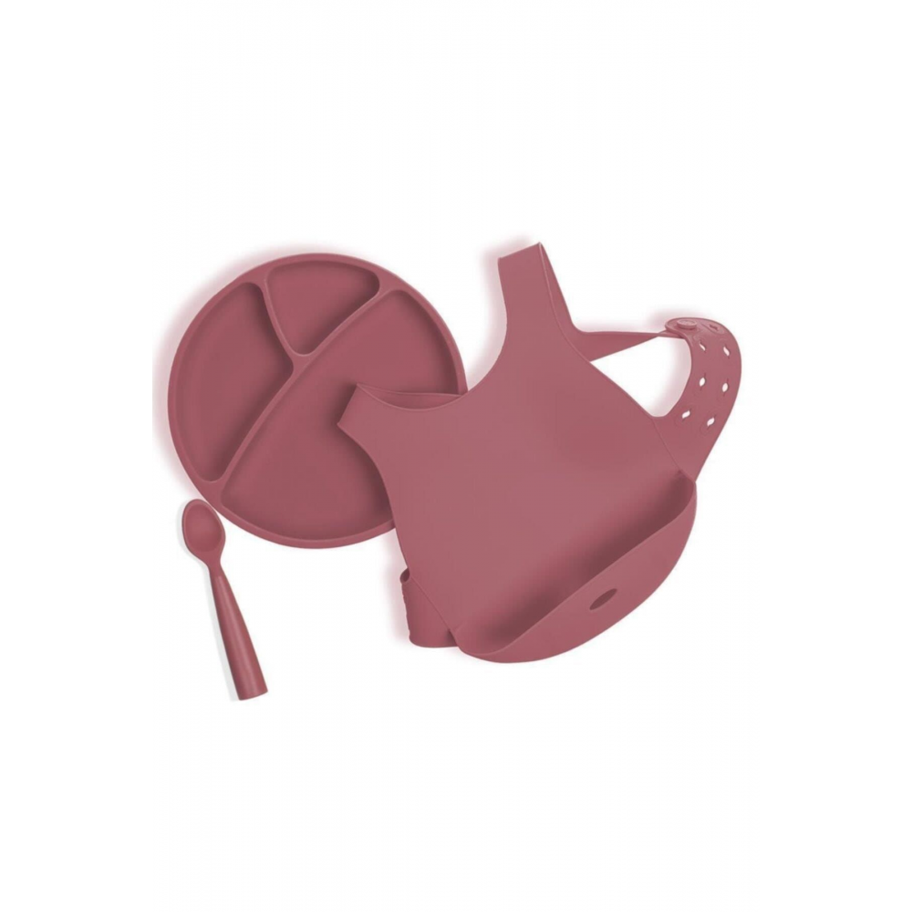 Beslenme Seti 3'lü Bordo