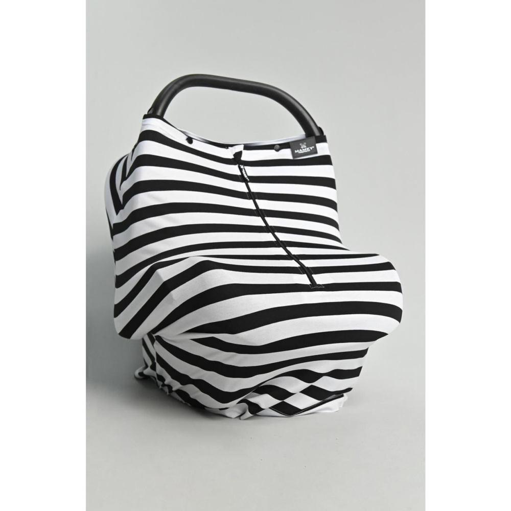 Fermuarlı Fonksiyonel Puset Ve Emzirme Örtüsü - Çanta Hediyeli