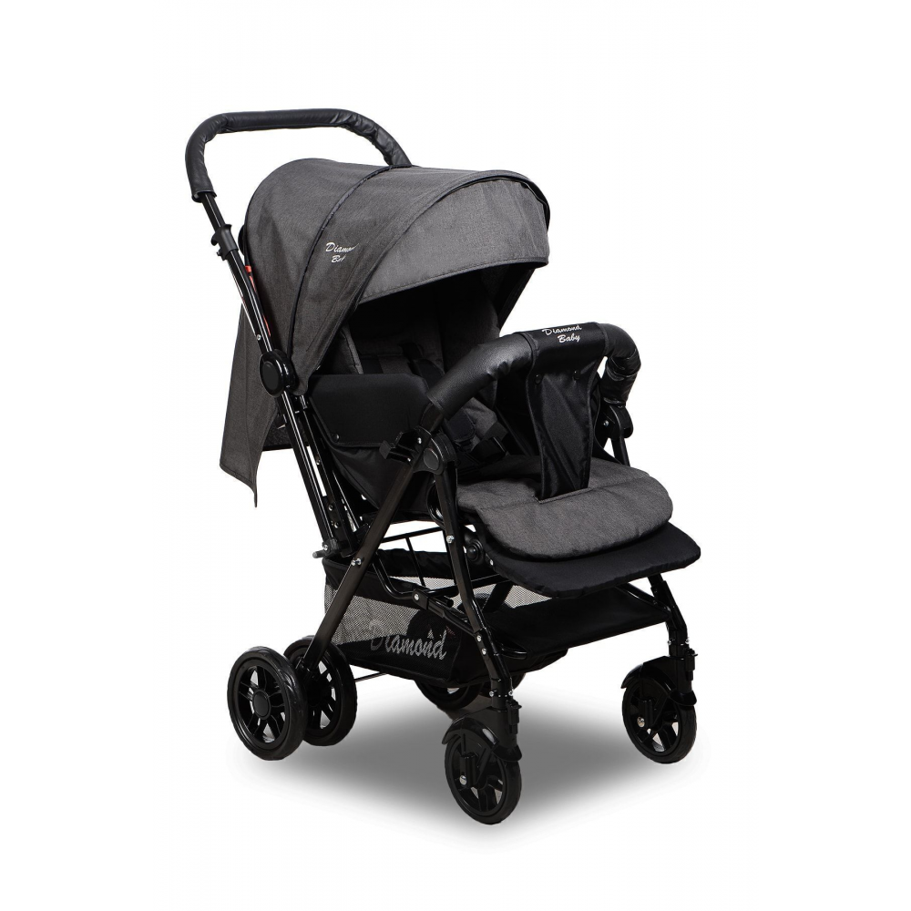 Antrasit Sapphire Çift Yönlü Bebek Arabası