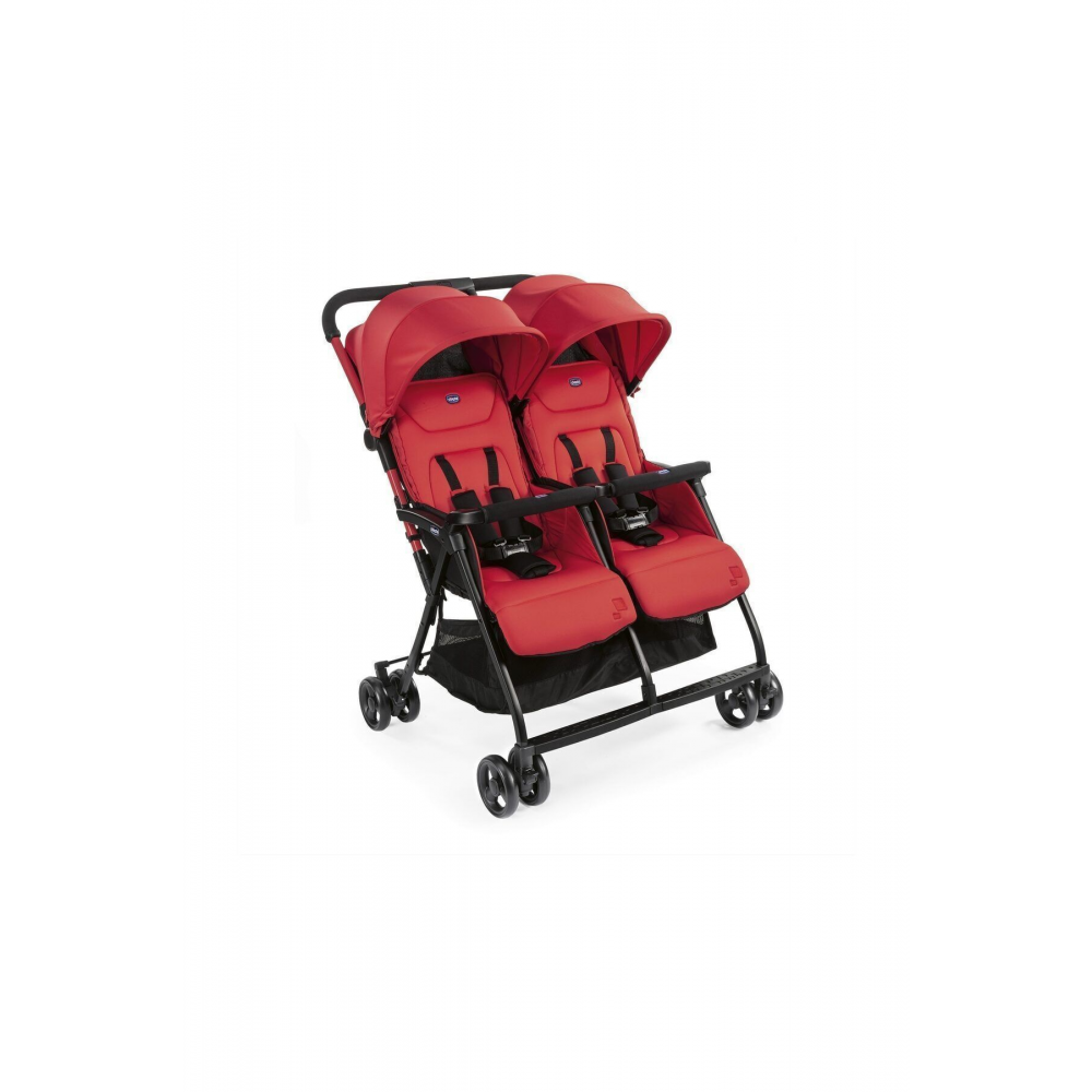 Ohlala 2 Twin Ultra Hafif Ikiz Bebek Arabası / Paprika