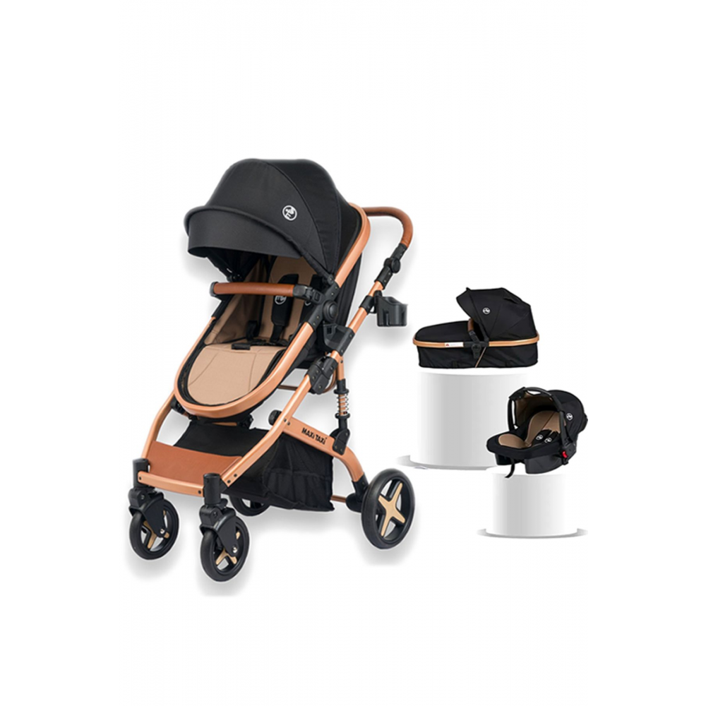 Fast Pro Alüminyum Travel Sistem Bebek Arabası - Gold