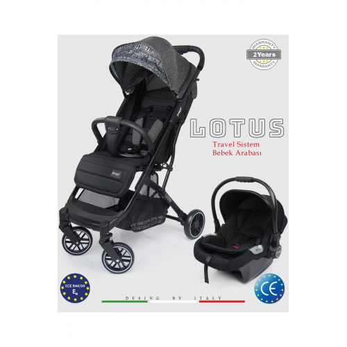 Lotus Katlanabilir Kabin Boy Travel Bebek Arabası