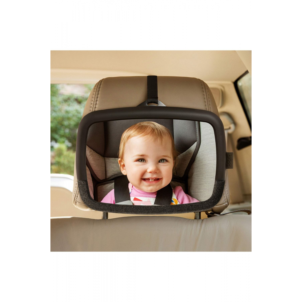 Brica 360 Pivot Bebek Görüşü Geniş Açılı Ayarlanabilir Araba Aynası, Ölçüler :11,25'' X 8''