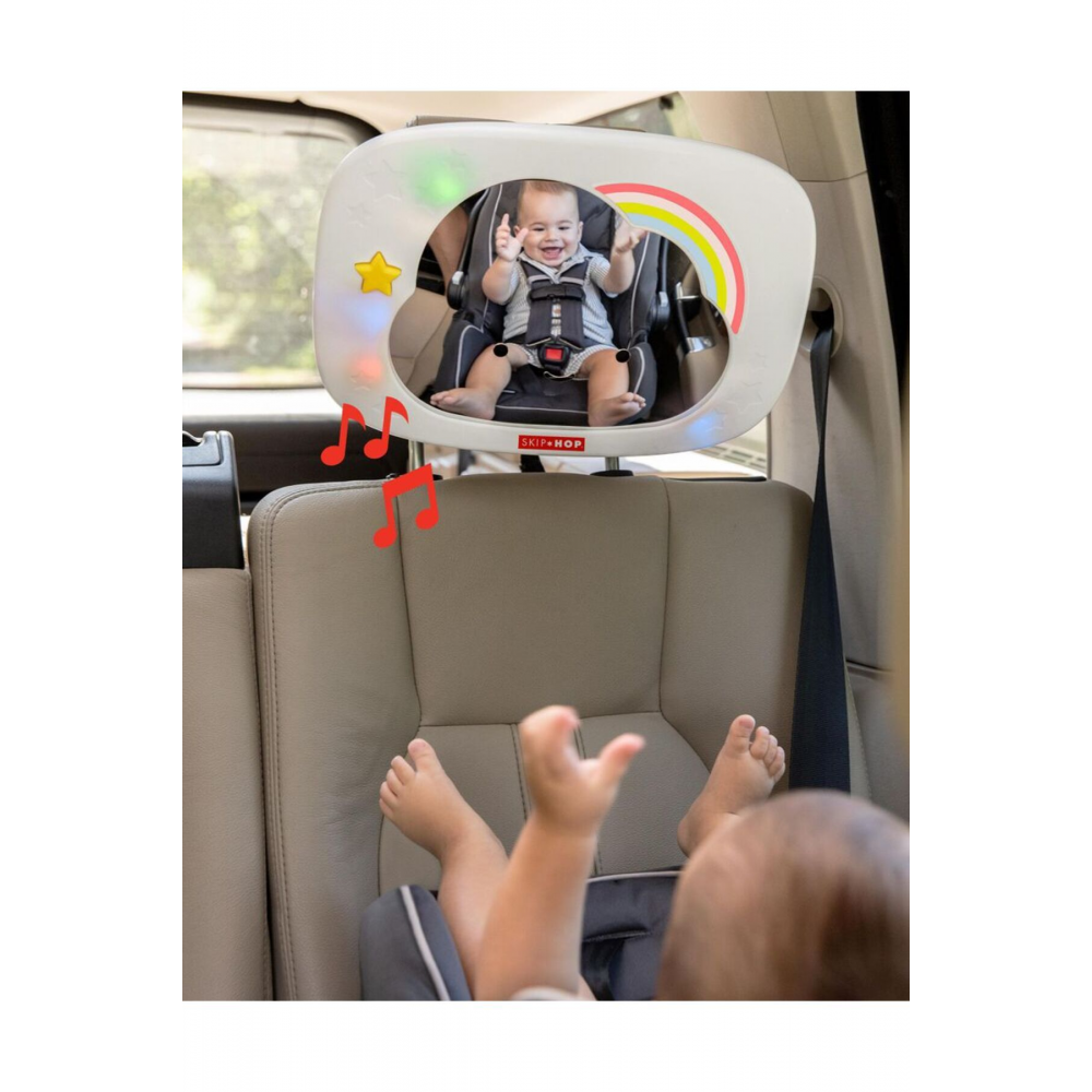 Müzikli Ve Işıklı Araç Içi Bebek Aynası