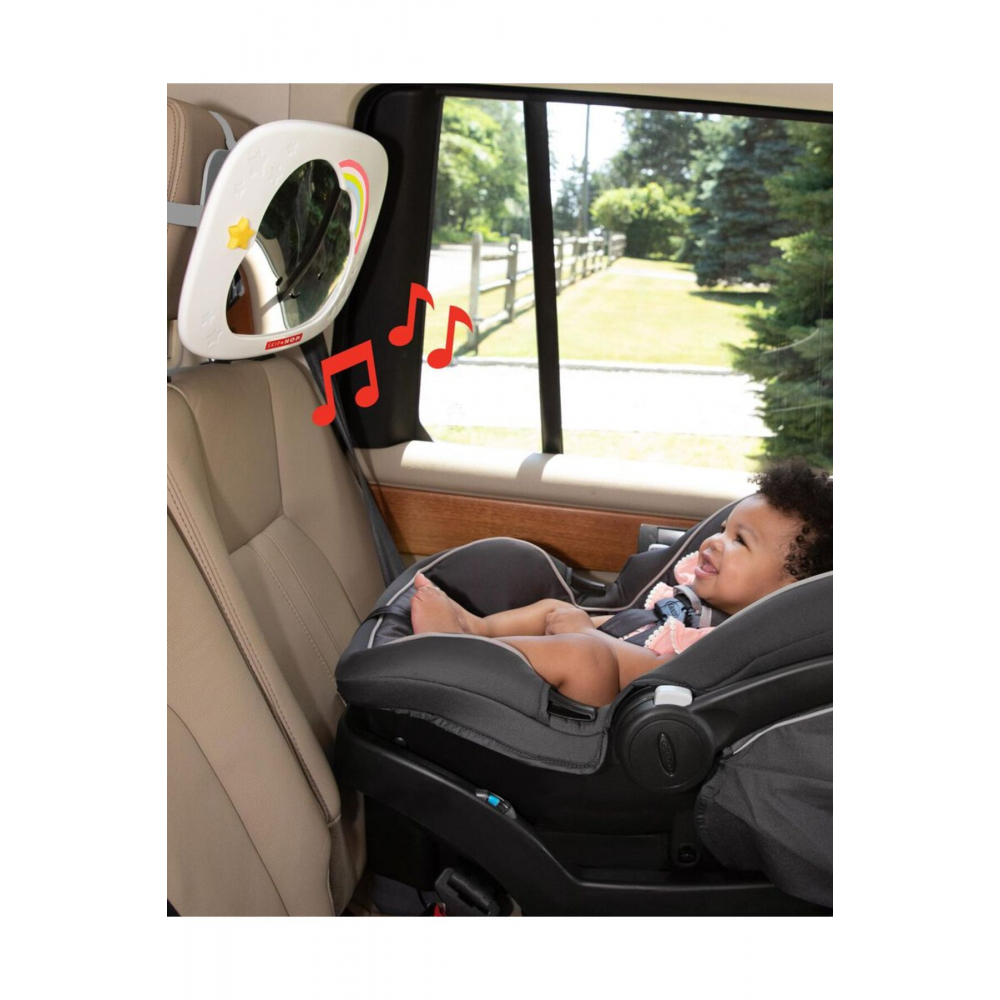 Müzikli Ve Işıklı Araç Içi Bebek Aynası