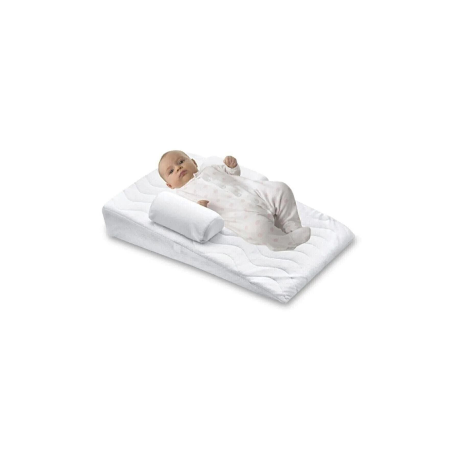 Bebek Reflü Yatağı, Yastığı Yıkanabilir Kılıf