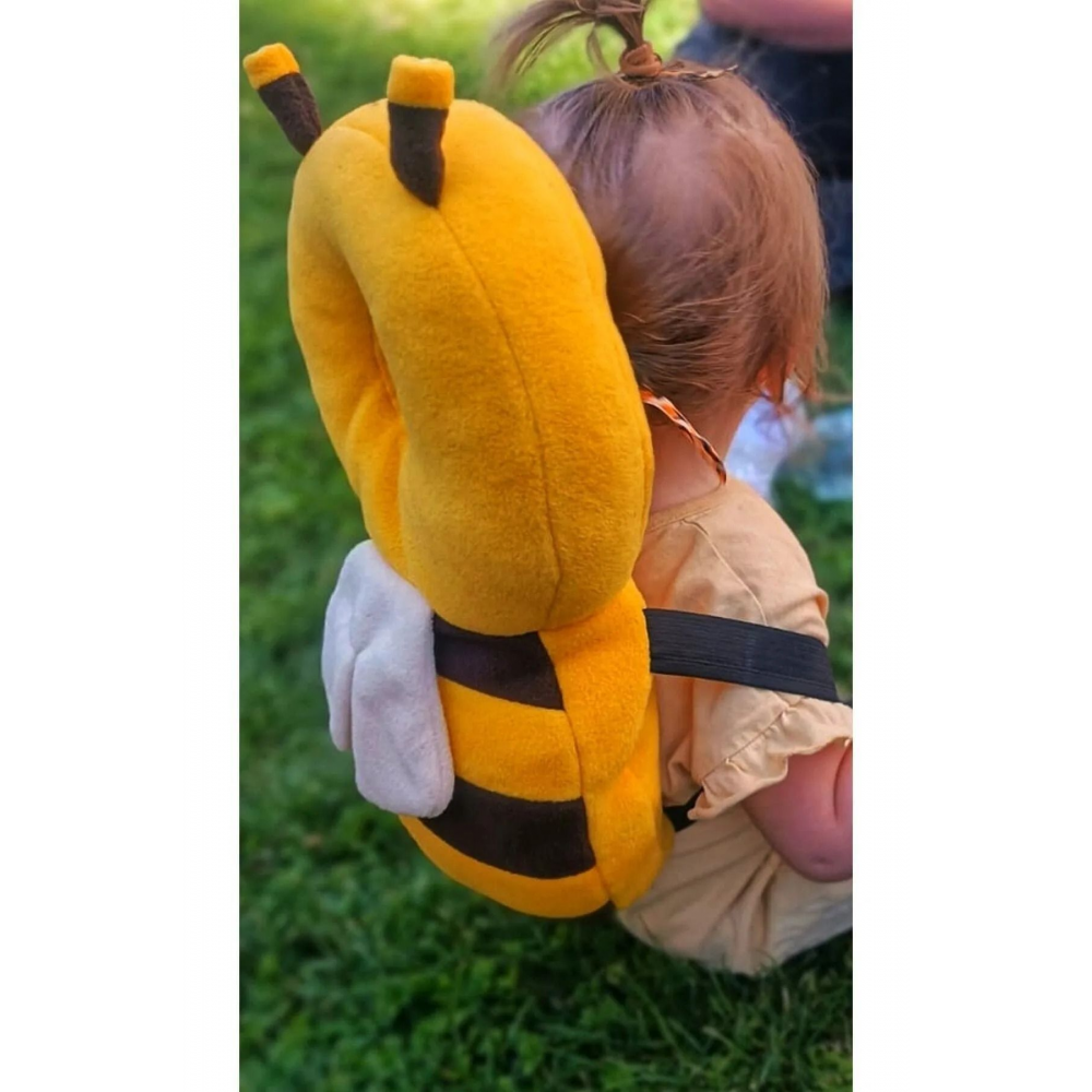 Sarı bebek kafa koruma yastığı arı ilk adım yastığı