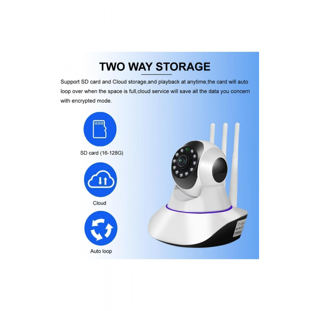 Kablosuz Bebek Izleme Kamerası Wifi Gece Görüşlü Ip Kamera