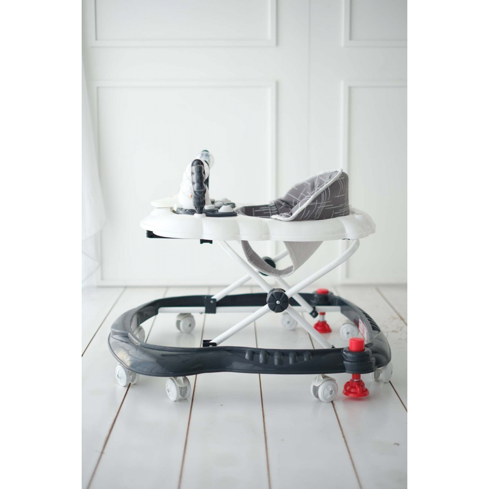 Vak Vak Stoperli Müzikli Yürüteç Füme