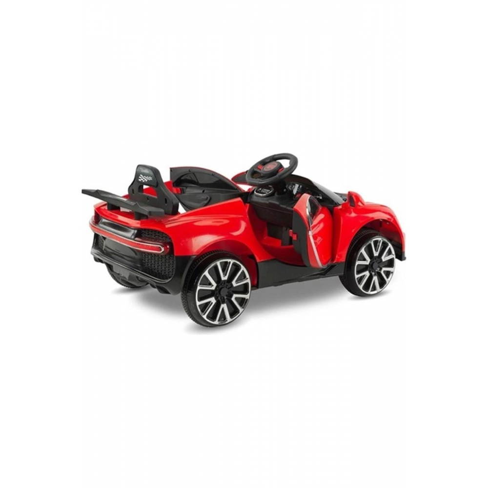 4040 Bugo Bugatti 12 Volt Uzaktan Kumandalı Akülü Çocuk Arabası Kırmızı