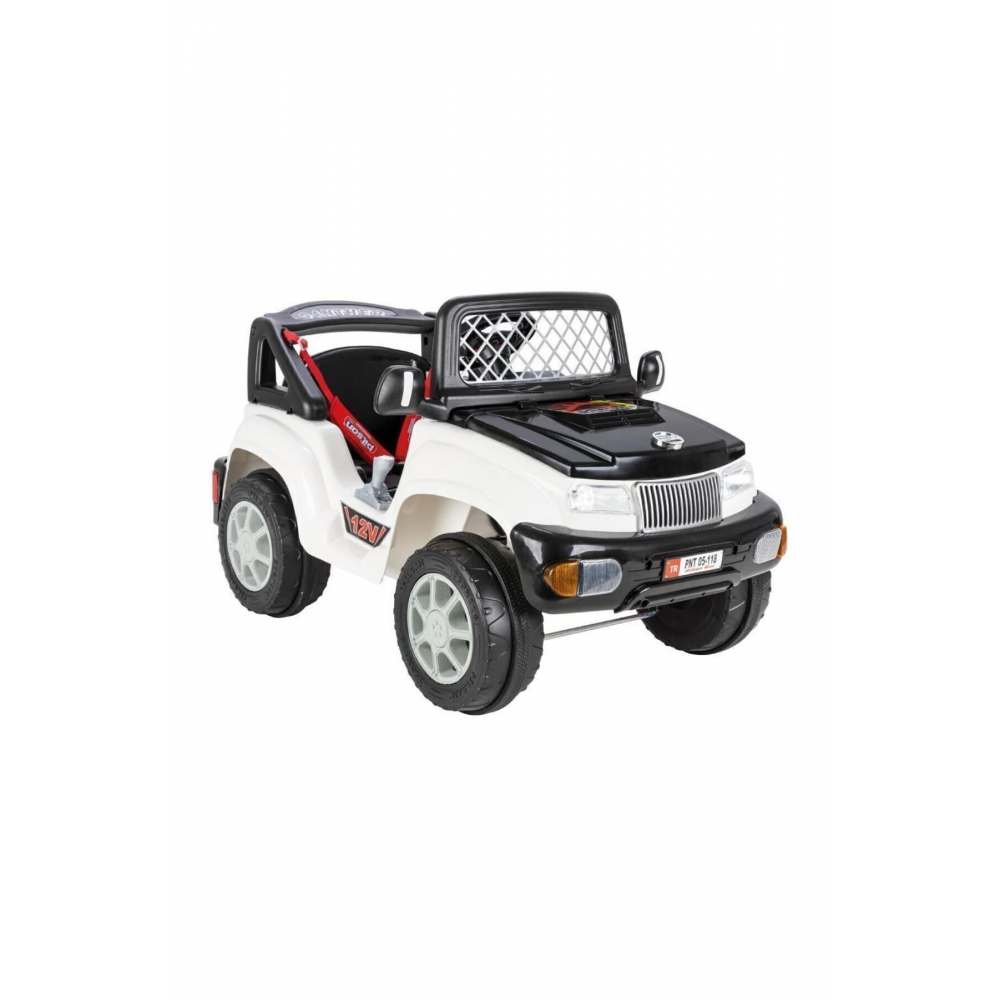 Pilsan Panther Uzaktan Kumandalı Akülü Araba 12 Volt 05-118 Beyaz