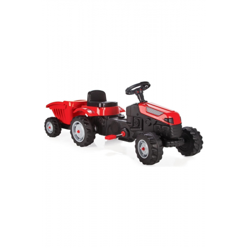 Pedallı Römorklu Traktör Kırmızı Pls40-07-325