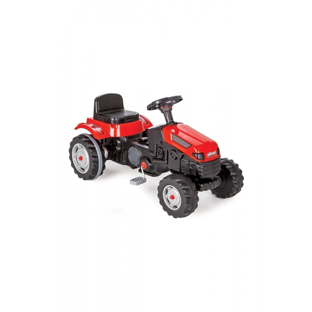 Pilsan Active Römorklu Traktör Pedallı - Kırmızı 07-316