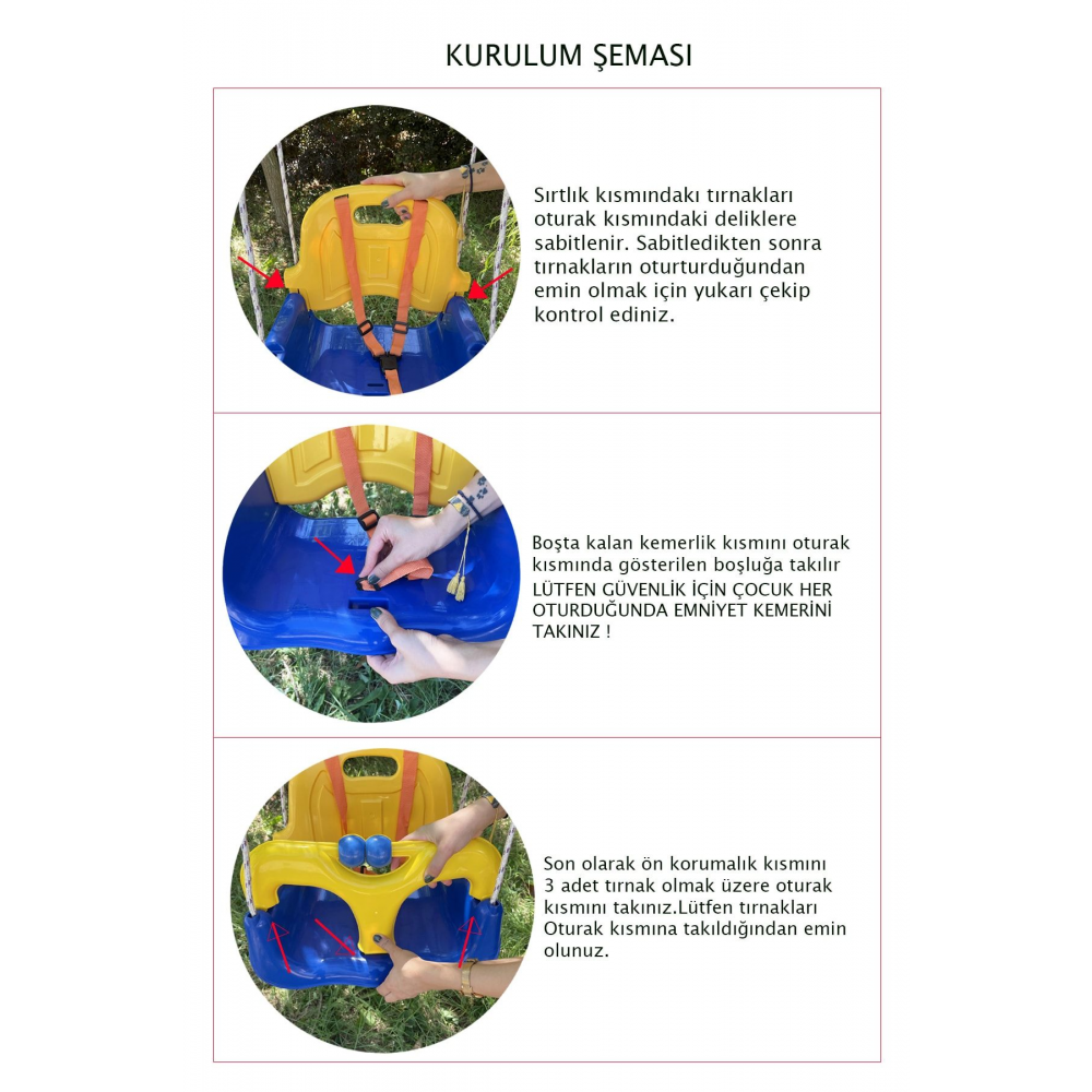 Çocuk Salıncağı Pembe