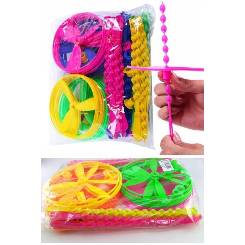 Nostalji Oyuncak Dev Uçan Daire - Dev Ufo Pervane -dev Fırıldak 24 Adet