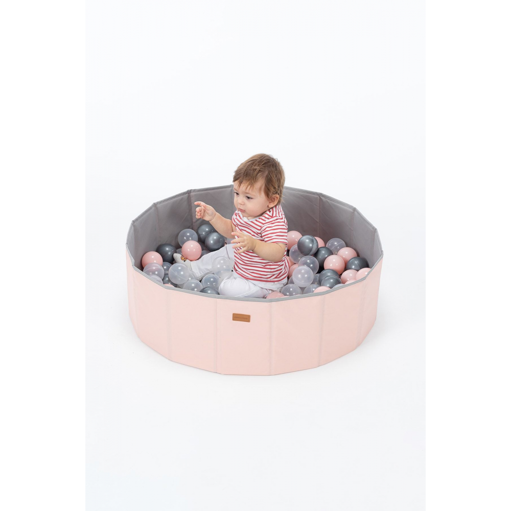 90 Toplu Katlanır Top Havuzu - Pembe