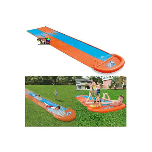 Oyuncak Kaydırak Bestway H2ogo! 2 Kişilik Su Kaydırağı 488 Cm Bahçe Kaydırağı Yarış Parkuru