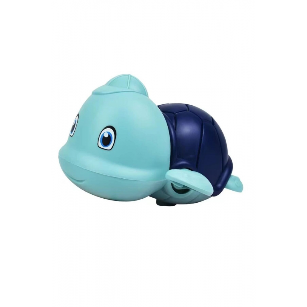 Neşeli Hayvan Figürlü Kurmalı Küvet Oyuncağı - Eğlenceli Banyo Zamanı için Su Geçirmez Oyuncak