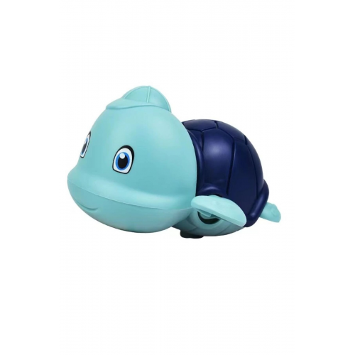 Neşeli Hayvan Figürlü Kurmalı Küvet Oyuncağı - Eğlenceli Banyo Zamanı için Su Geçirmez Oyuncak