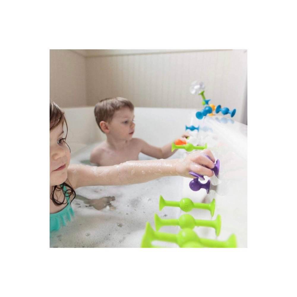 Vakum Molekül 25 Parça Yapı Taşları Fidget Duyusal Eğitici Oyuncak Squigz Lego