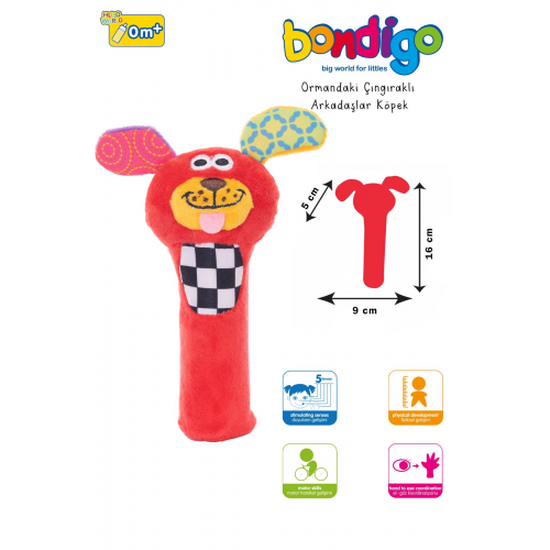 Bondigo Ormandaki Çıngıraklı Arkadaşlar Peluş Oyuncak