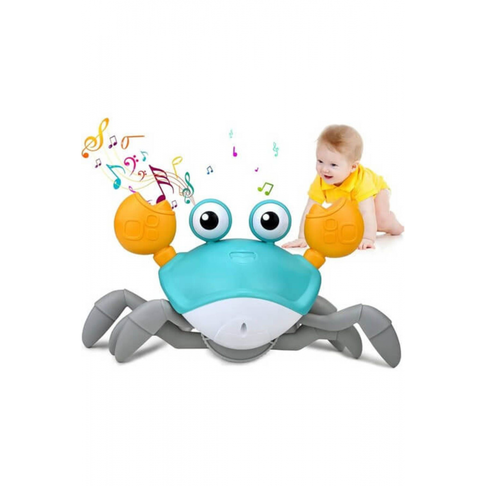 Yengeç Emekleme Oyuncağı Yeşil Renk (Şarj Edilebilir)