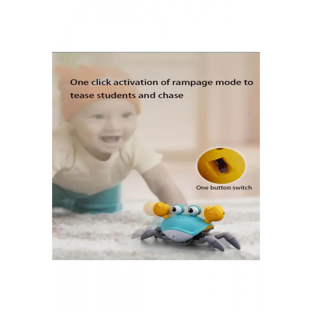 Yengeç Emekleme Oyuncağı Yeşil Renk (Şarj Edilebilir)