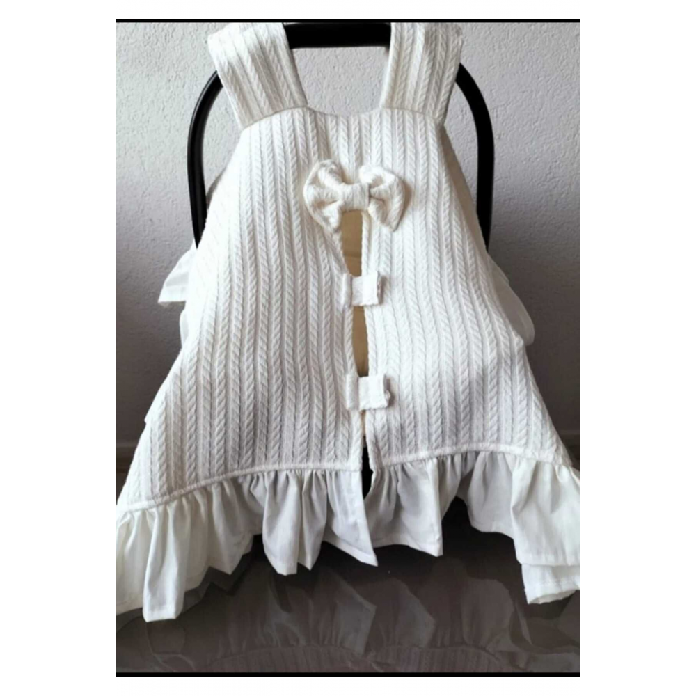 %100 pamuk örme pike puset örtüsü ve minderi