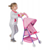 Oyuncak Bebek Arabası Kız Çocuğu İçin Puset Bebek Oyuncağı