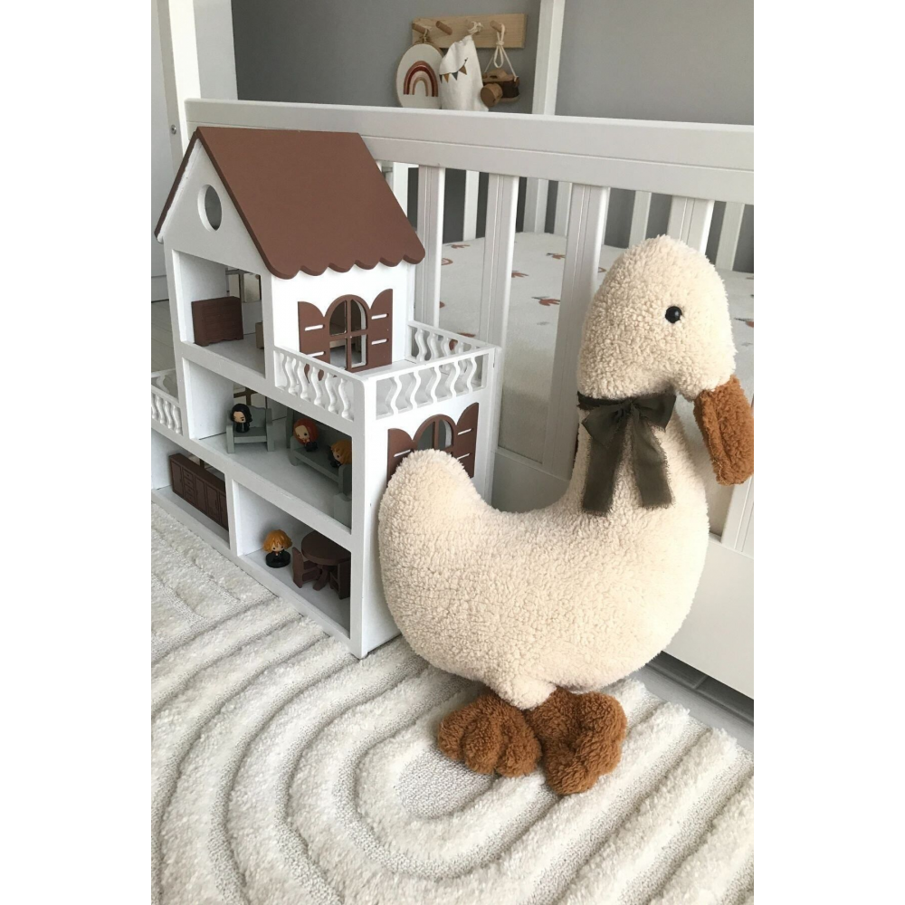 Çocuk Bebek Uyku Arkadaşı Lucky Ördek 60cm Büyük Yastık
