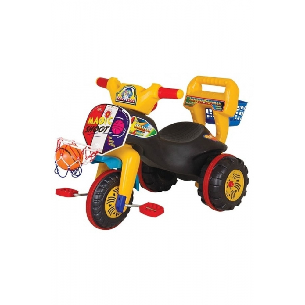 Enhoş Toys Siyah Potalı 3 Tekerlekli Bisiklet Eb-7069